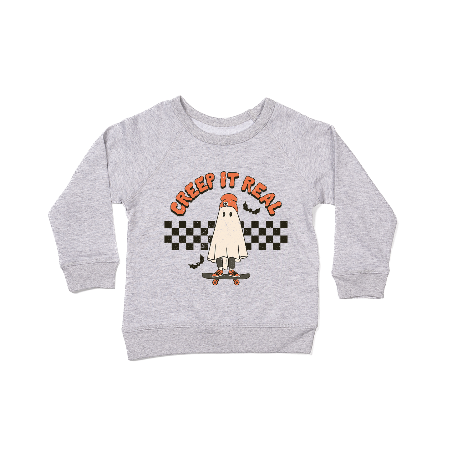 Creep it Real - Kids Sweatshirt (Heather Gray)