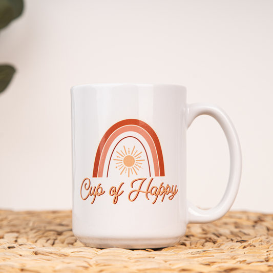 Cup of Happy - Coffee Mug (White)