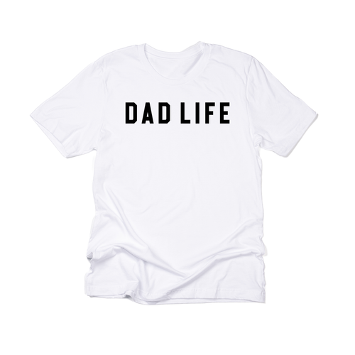 Dad Life (Black) - Tee (White)