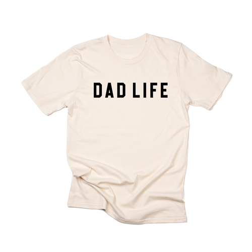 Dad Life (Black) - Tee (Natural)