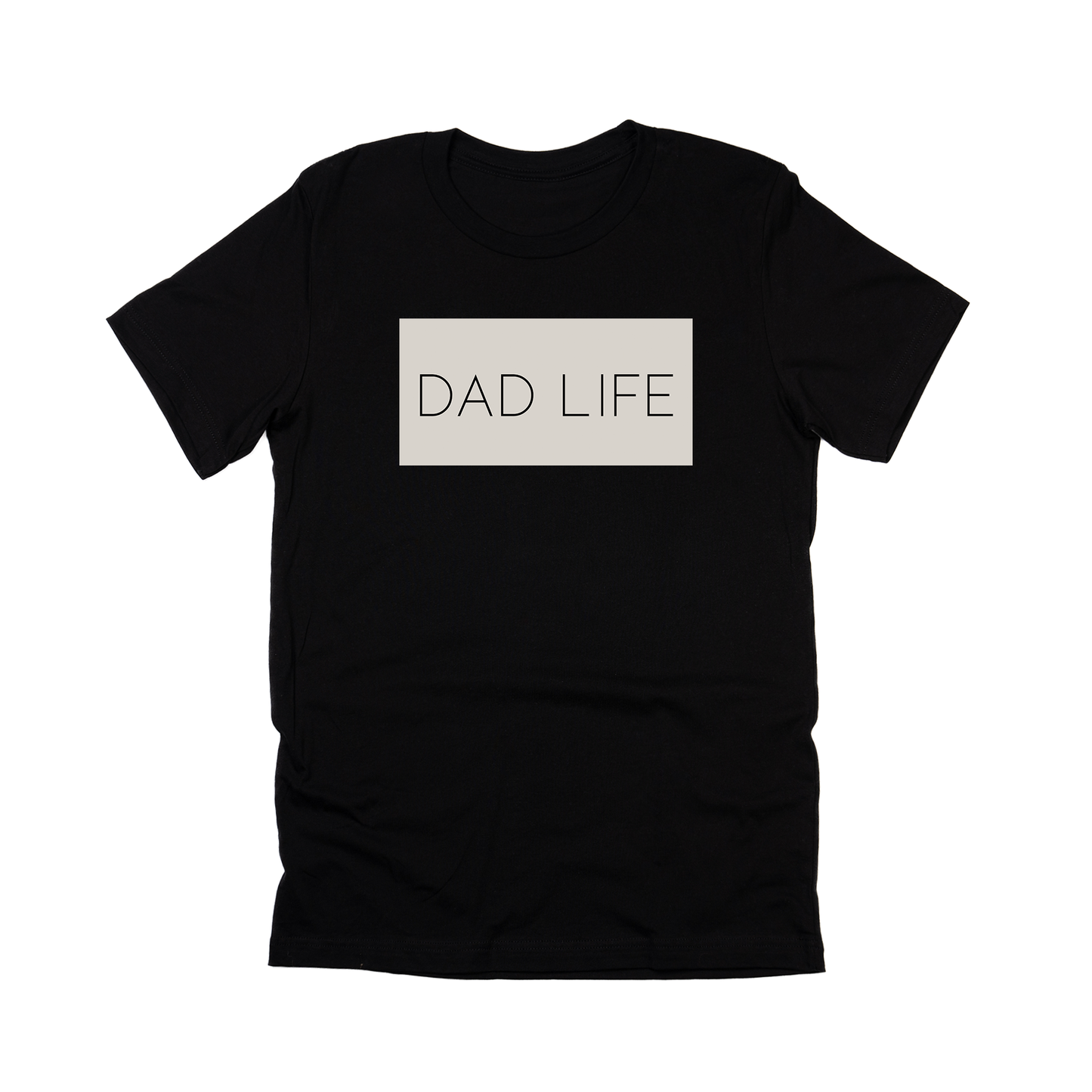 Dad Life (Boxed Collection, Stone Box/Black Text) - Tee (Black)