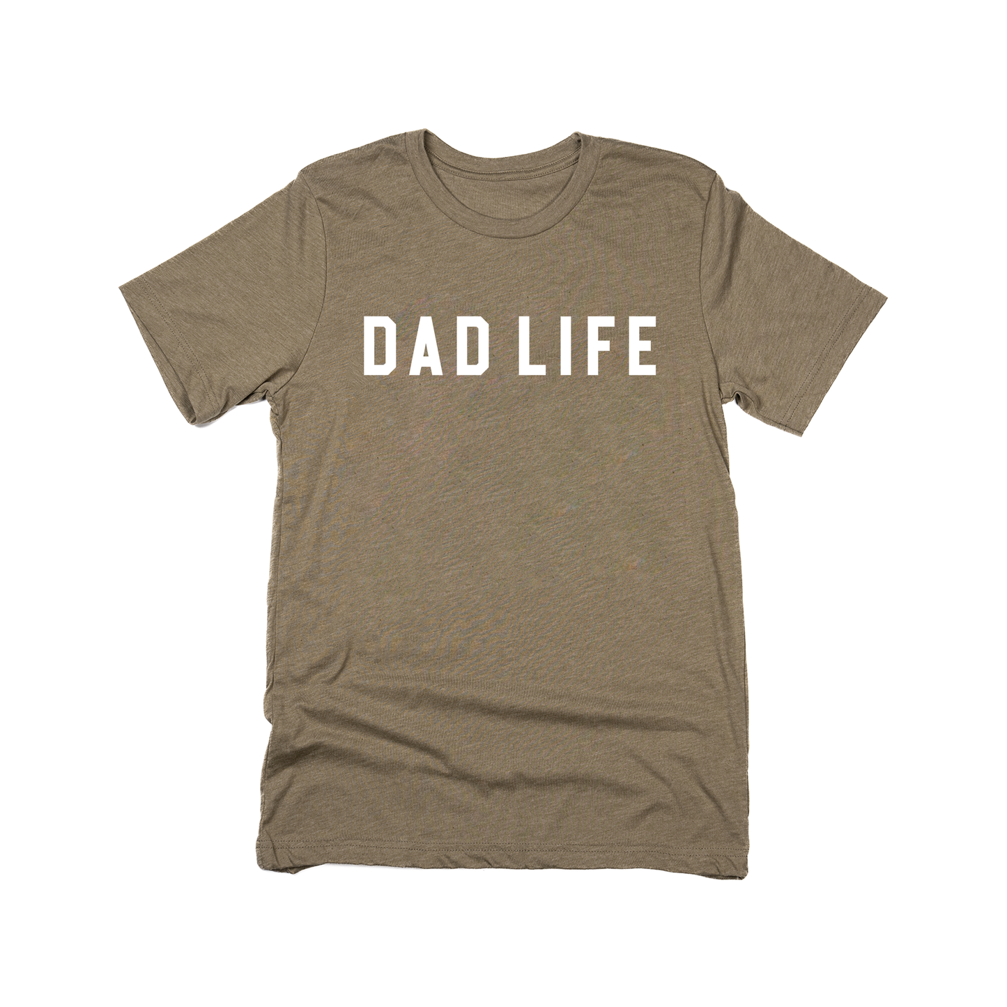Dad Life (White) - Tee (Olive)