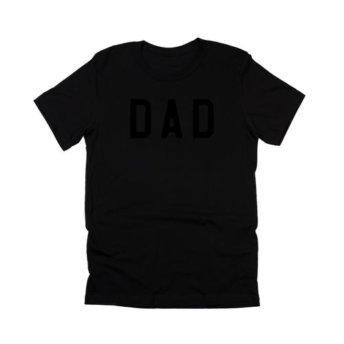 Dad (Rough, Black) - Tee (Black)