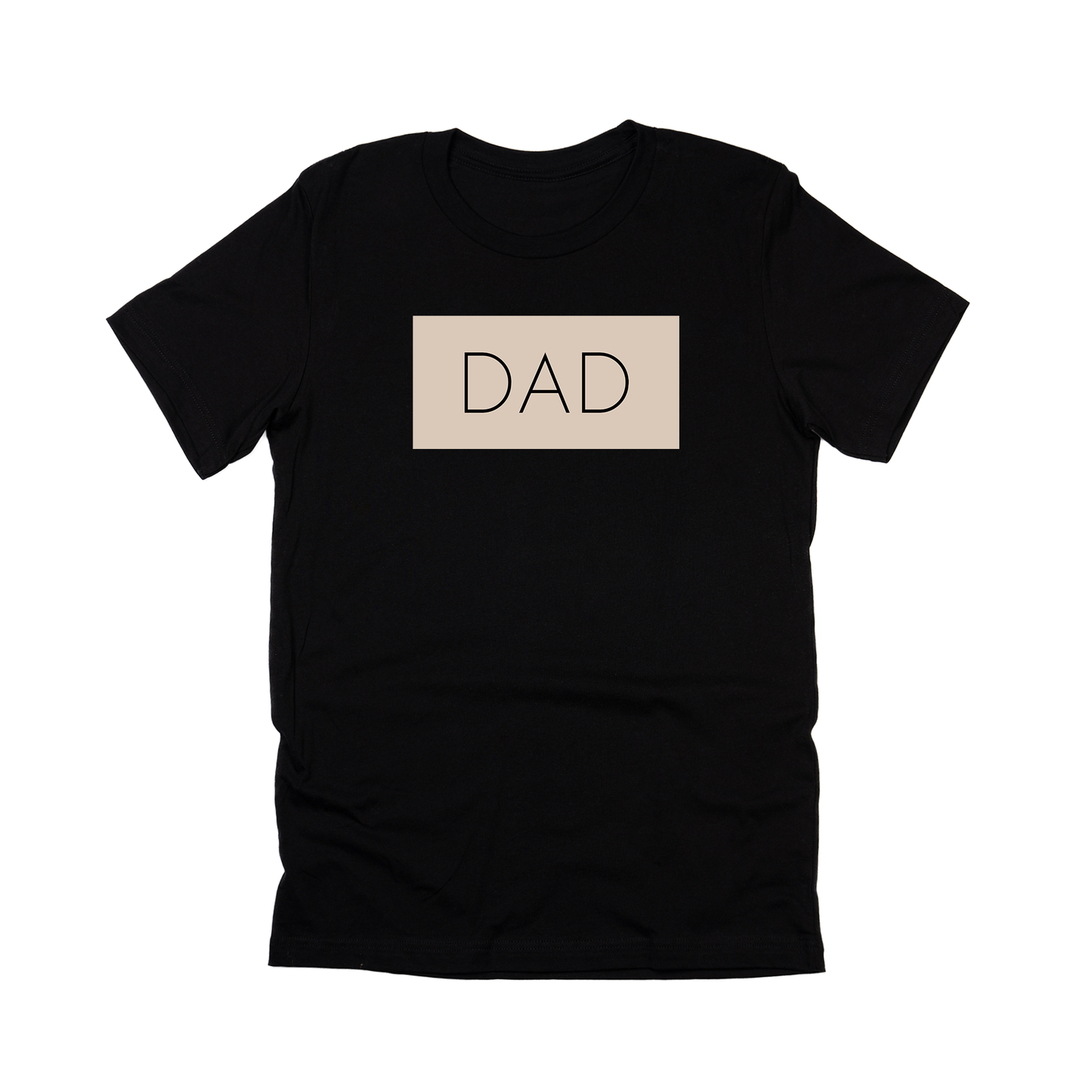 Dad (Boxed Collection, Stone Box/Black Text, Across Front) - Tee (Black)