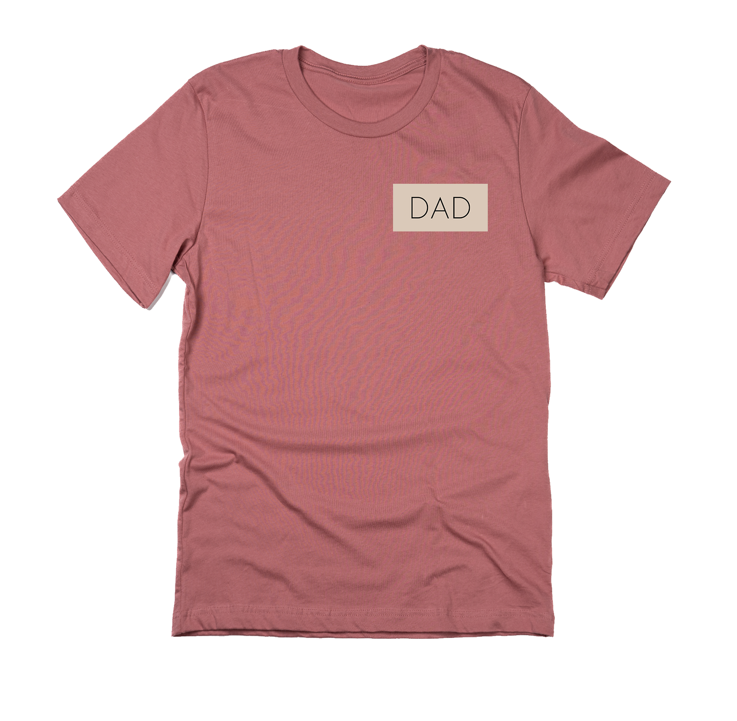 Dad (Boxed Collection, Pocket, Stone Box/Black Text) - Tee (Mauve)