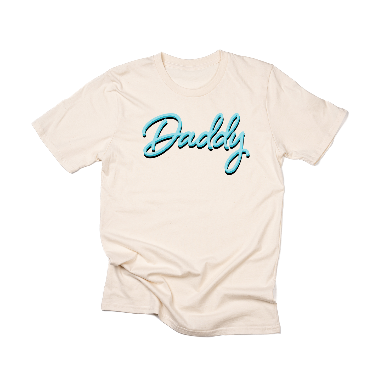 Daddy (90's Inspired, Blue) - Tee (Natural)