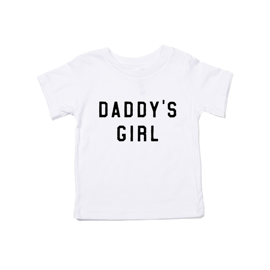 Daddy's Girl (Black) - Kids Tee (White)