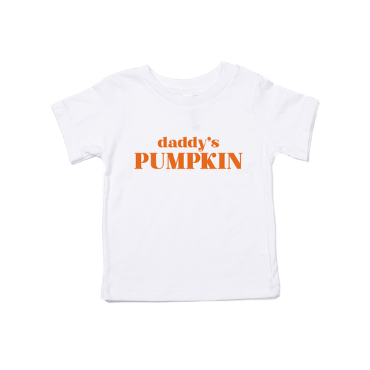 Daddy's Pumpkin - Kids Tee (White)