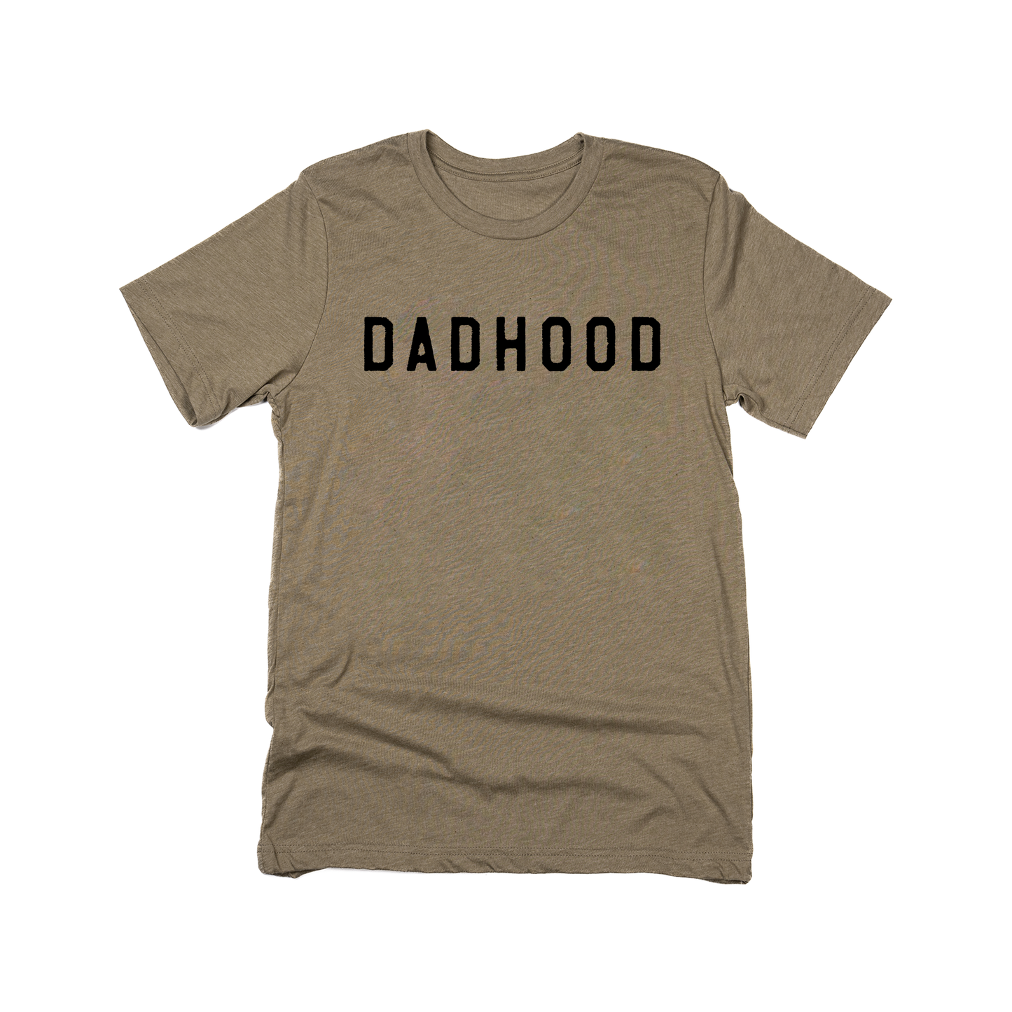 Dadhood (Rough,  Black) - Tee (Olive)