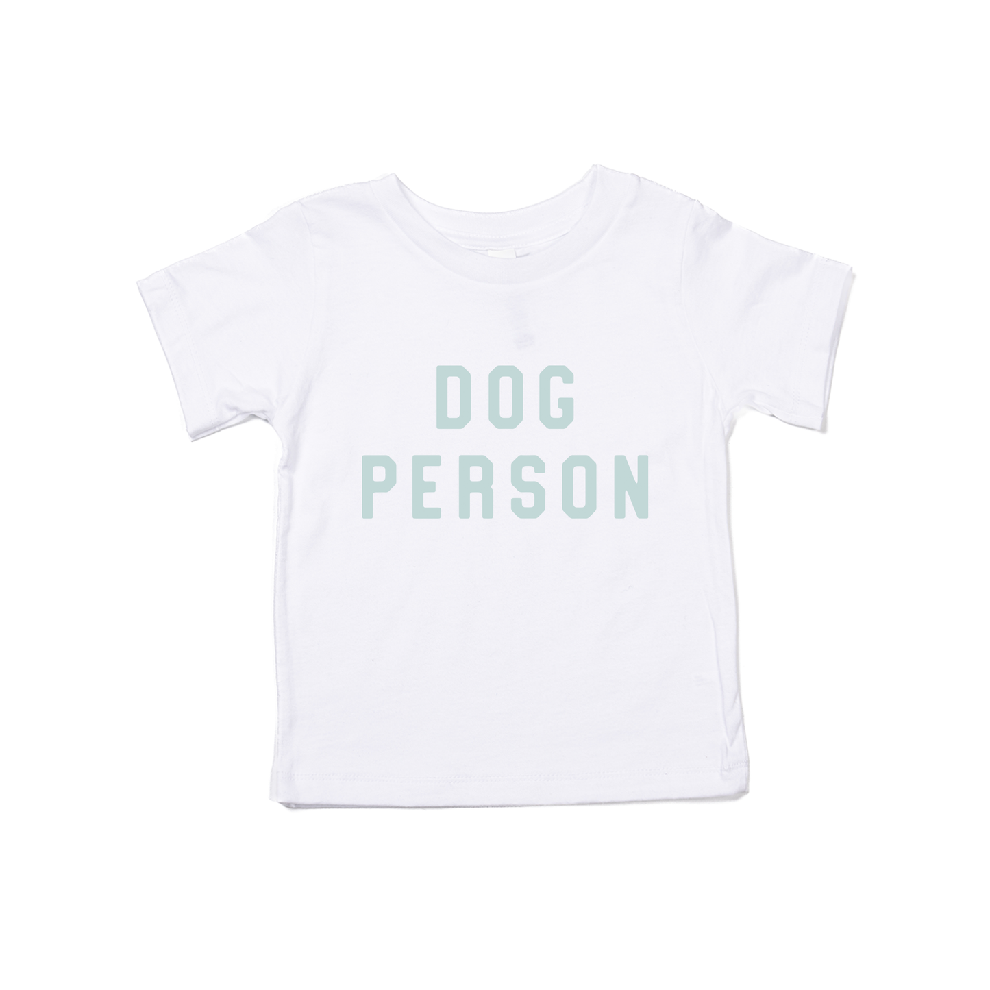 Dog Person (Sky) - Kids Tee (White)