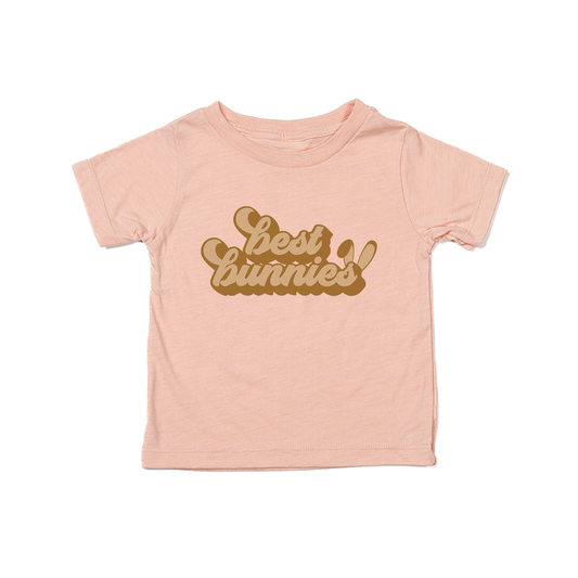 Best Bunnies (Retro) - Kids Tee (Peach)