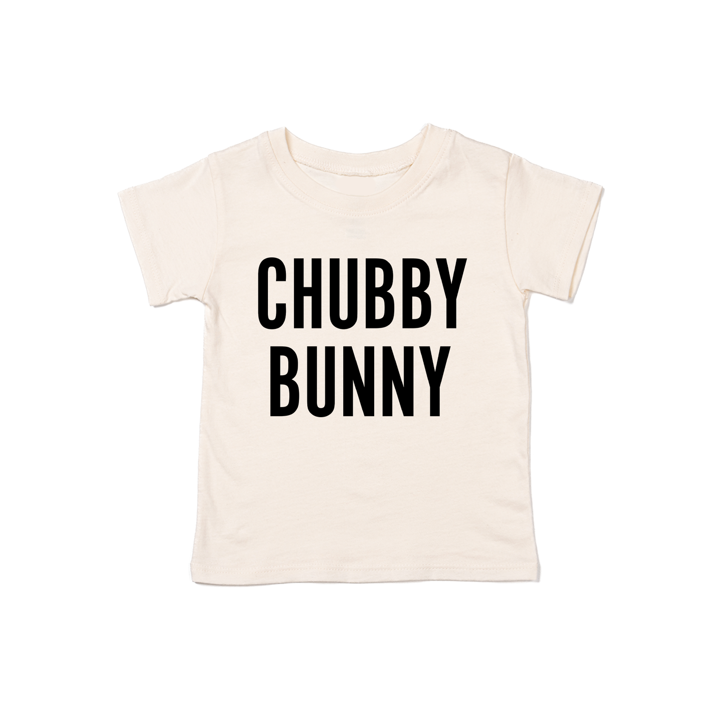 CHUBBY BUNNY - Kids Tee (Natural)