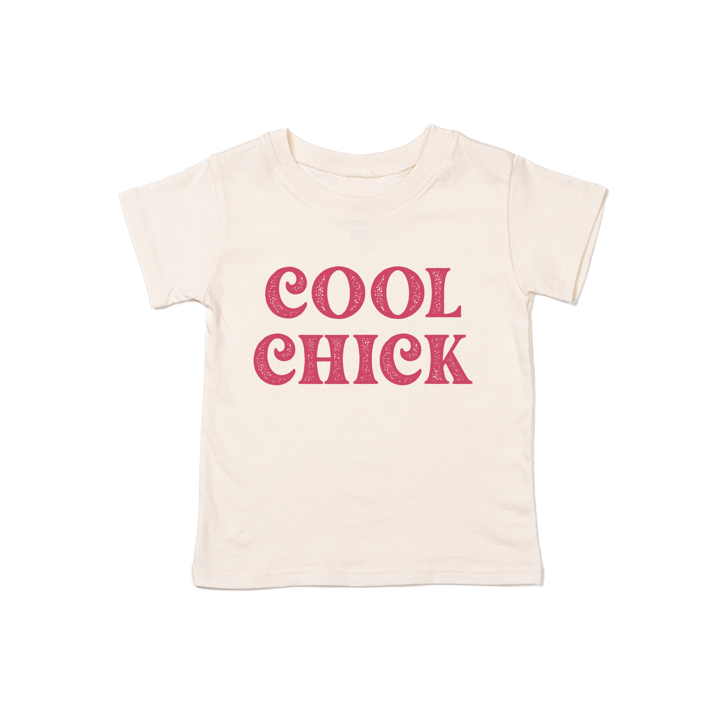 Cool Chick - Kids Tee (Natural)