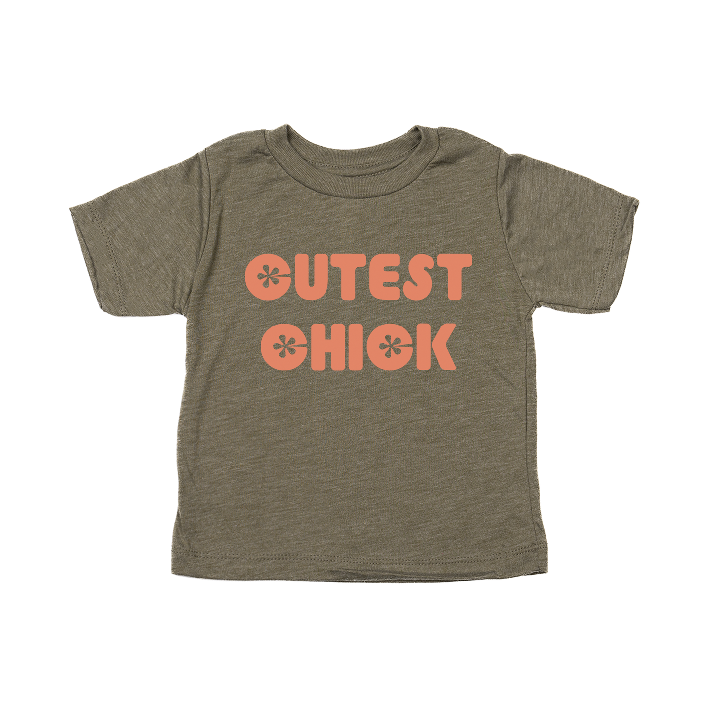 Cutest Chick - Kids Tee (Olive)