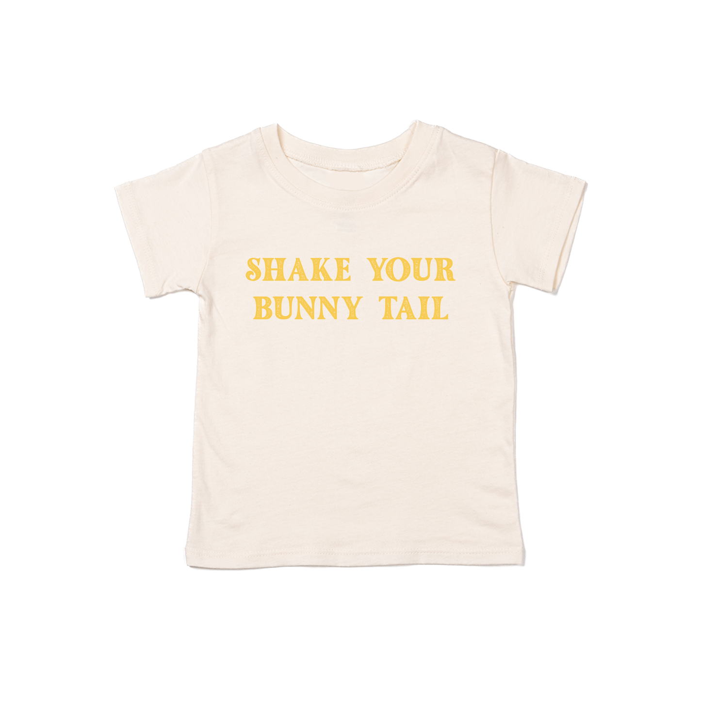 Shake Your Bunny Tail - Kids Tee (Natural)