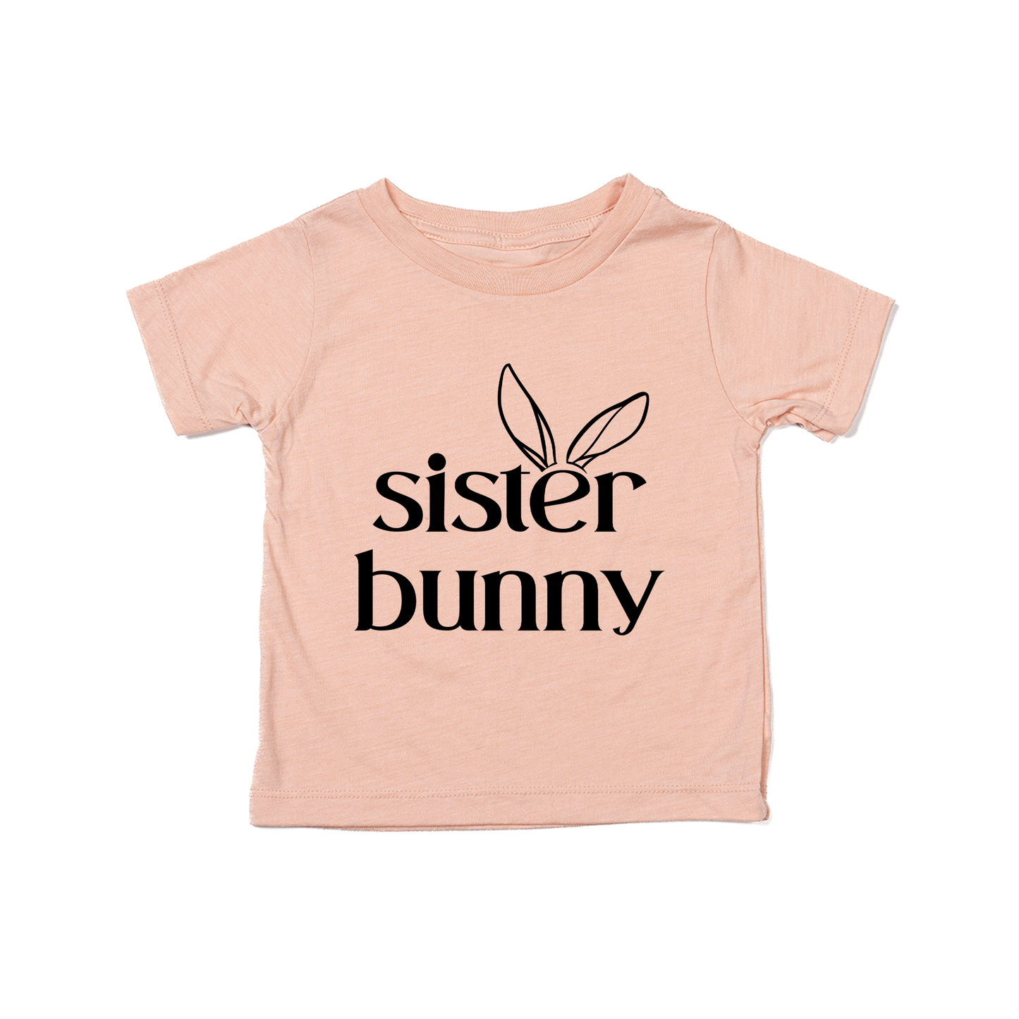 Sister Bunny - Kids Tee (Peach)