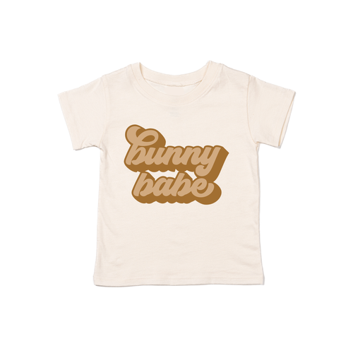 Bunny Babe (Retro) - Kids Tee (Natural)