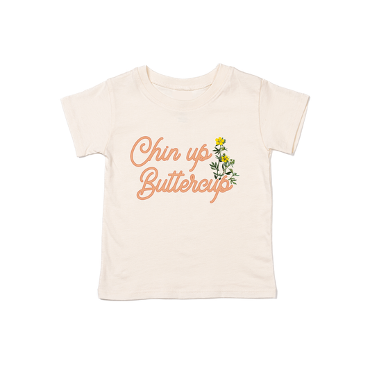 Chin Up Buttercup - Kids Tee (Natural)