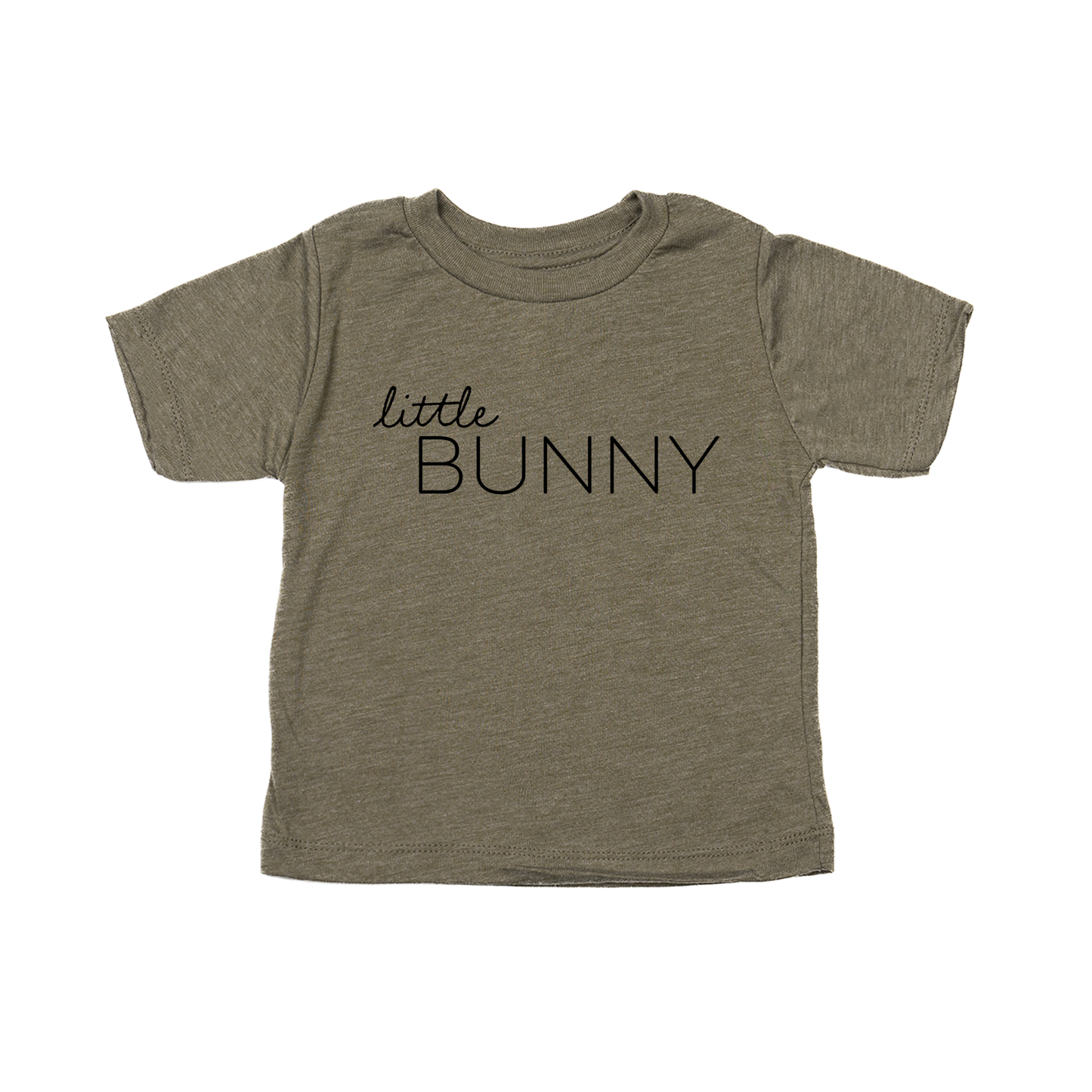 Little Bunny - Kids Tee (Olive)