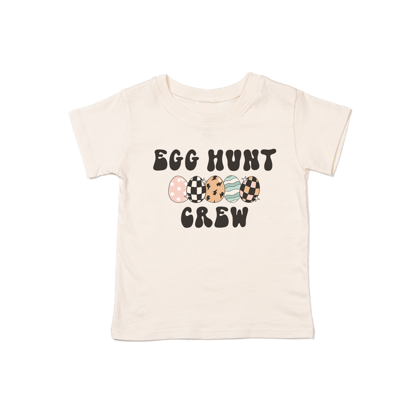 Egg Hunt Crew  - Kids Tee (Natural)