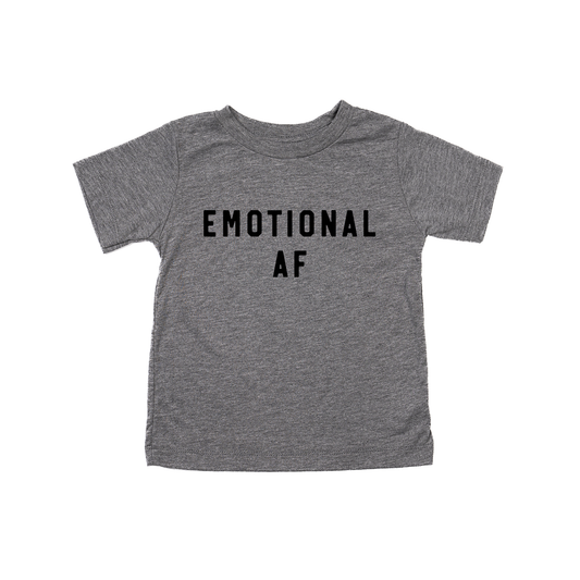 Emotional AF - Kids Tee (Gray)