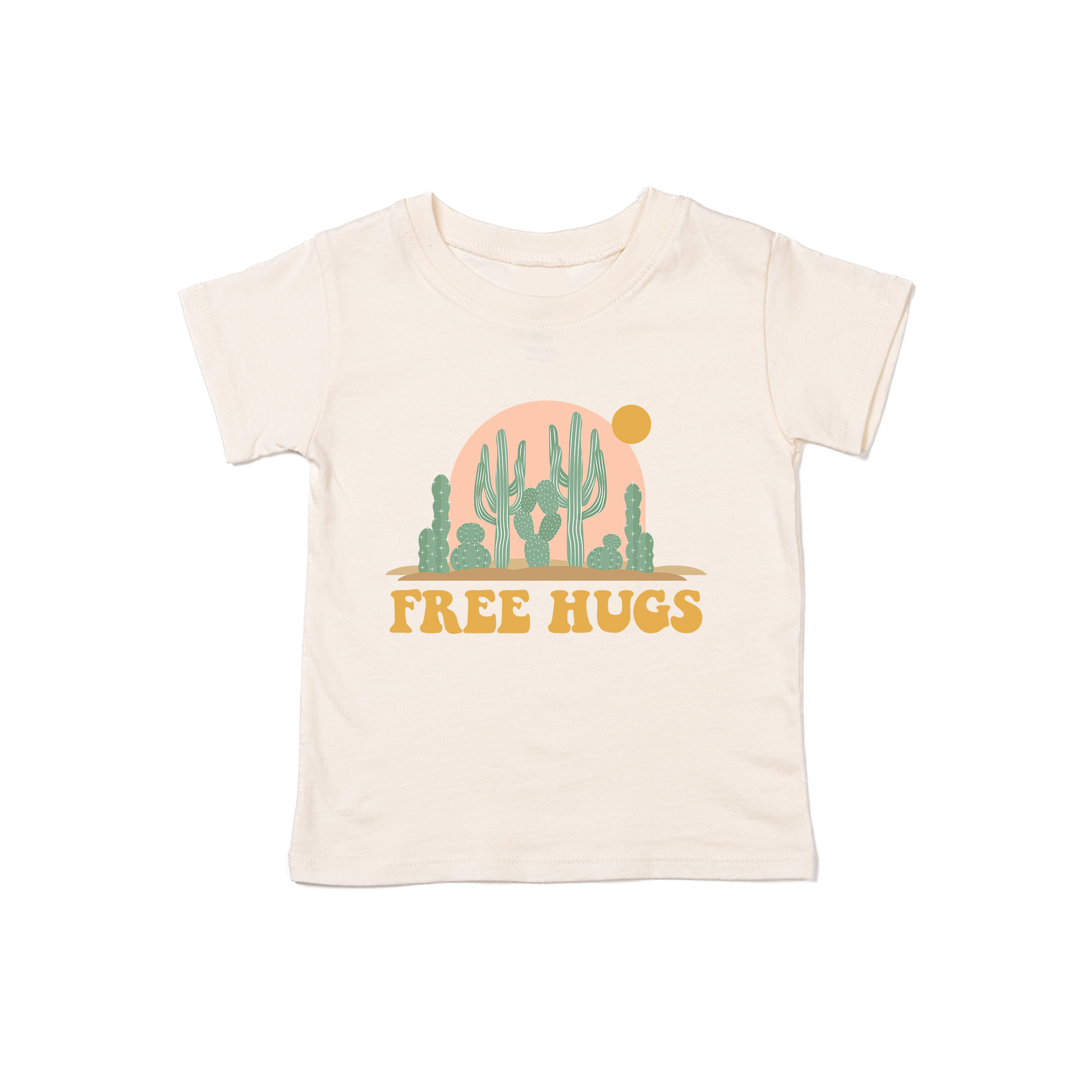 Free Hugs - Kids Tee (Natural)