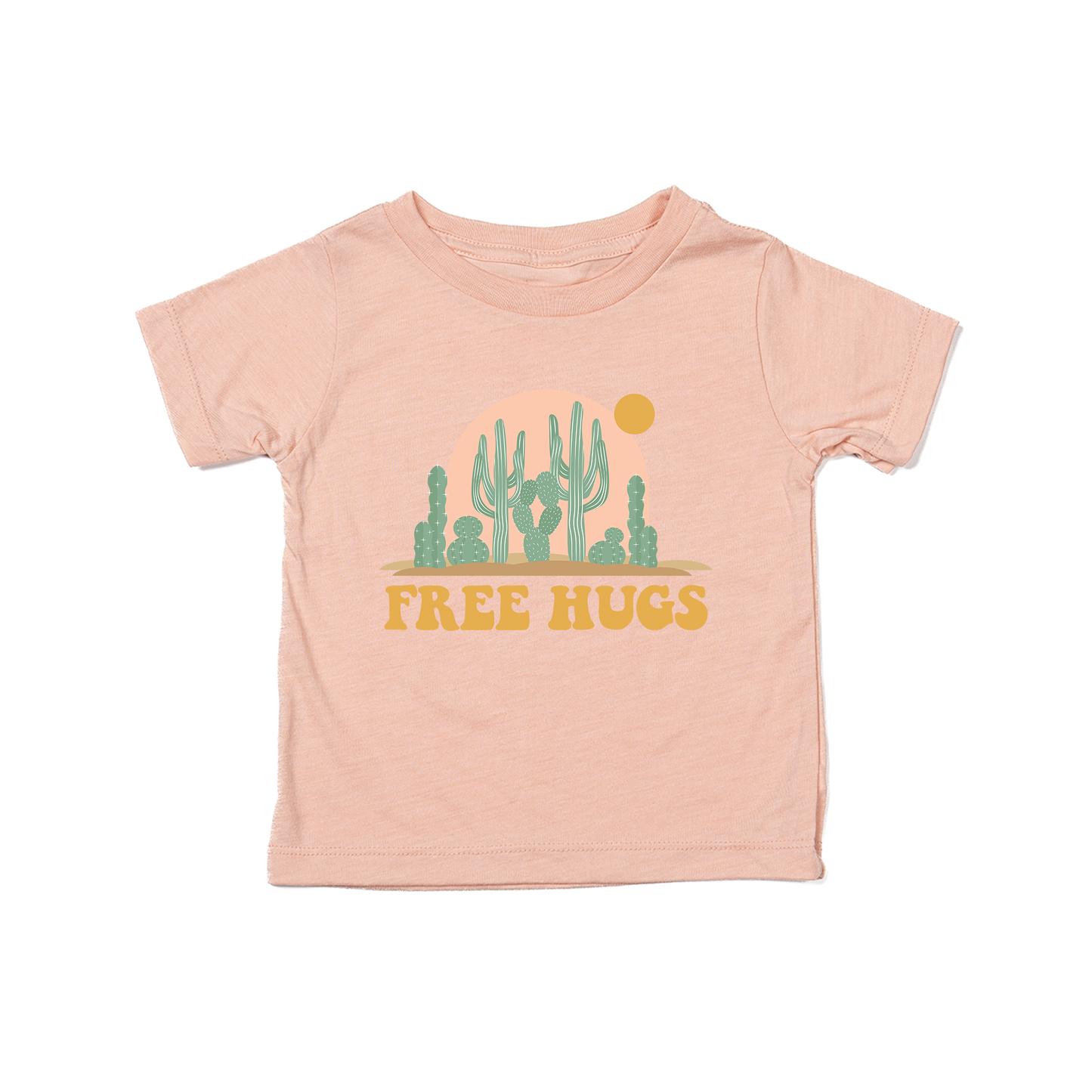 Free Hugs - Kids Tee (Peach)