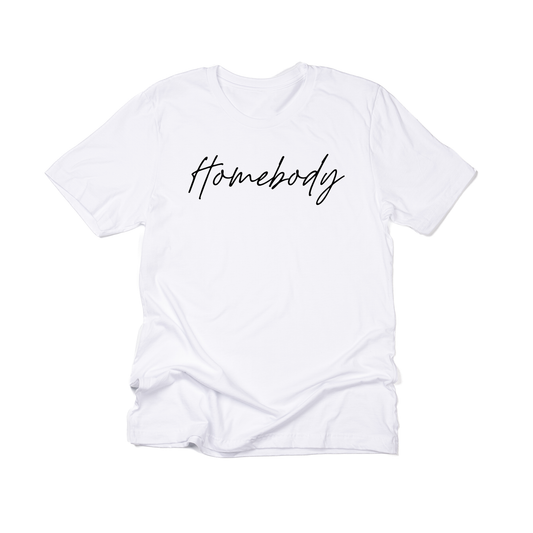 Homebody (Black) - Tee (White)