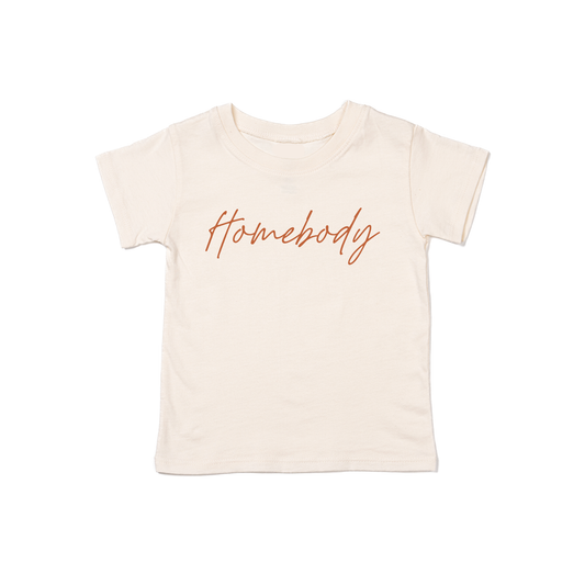 Homebody (Rust) - Kids Tee (Natural)