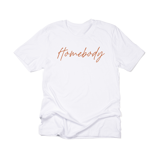 Homebody (Rust) - Tee (White)