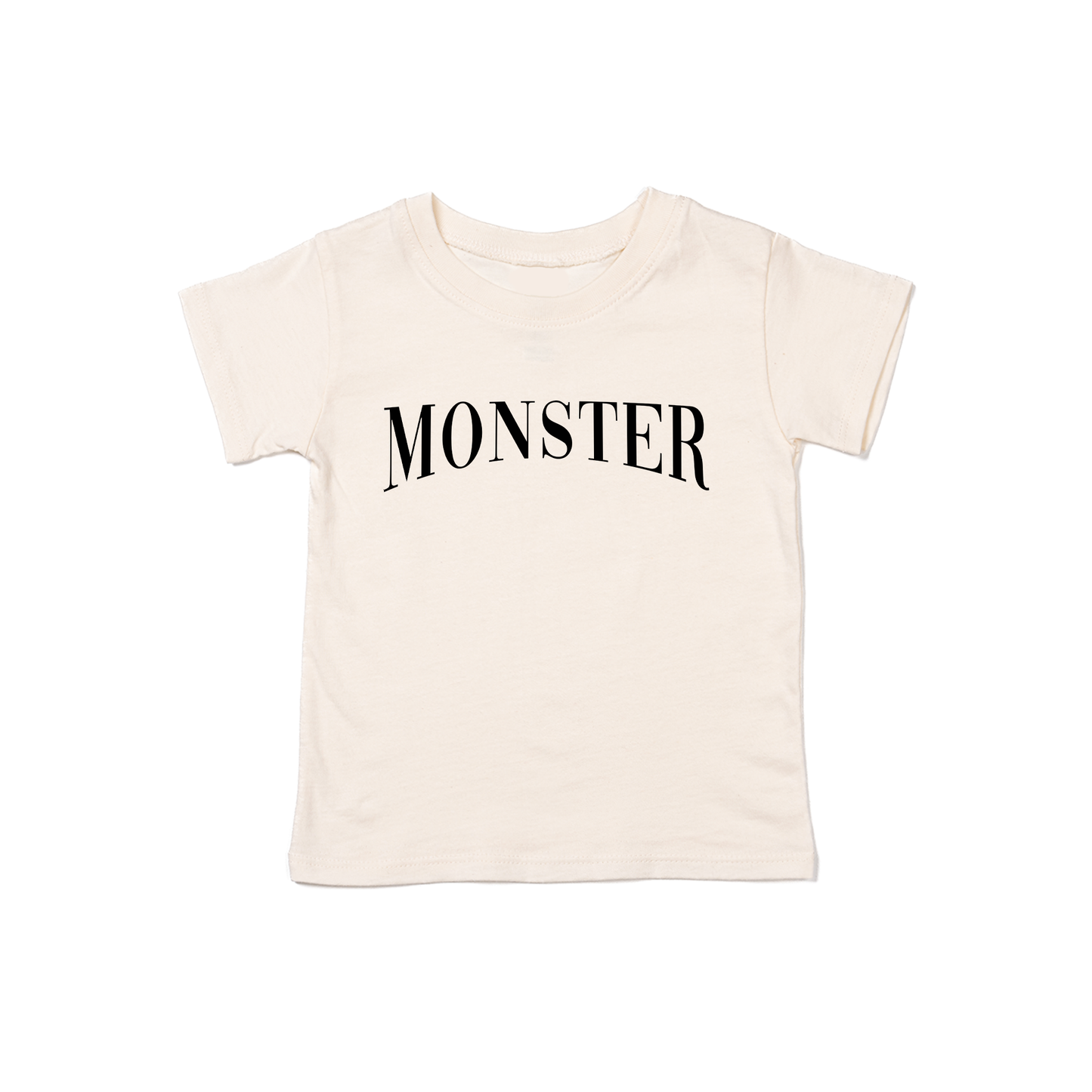 Monster (Black) - Kids Tee (Natural)