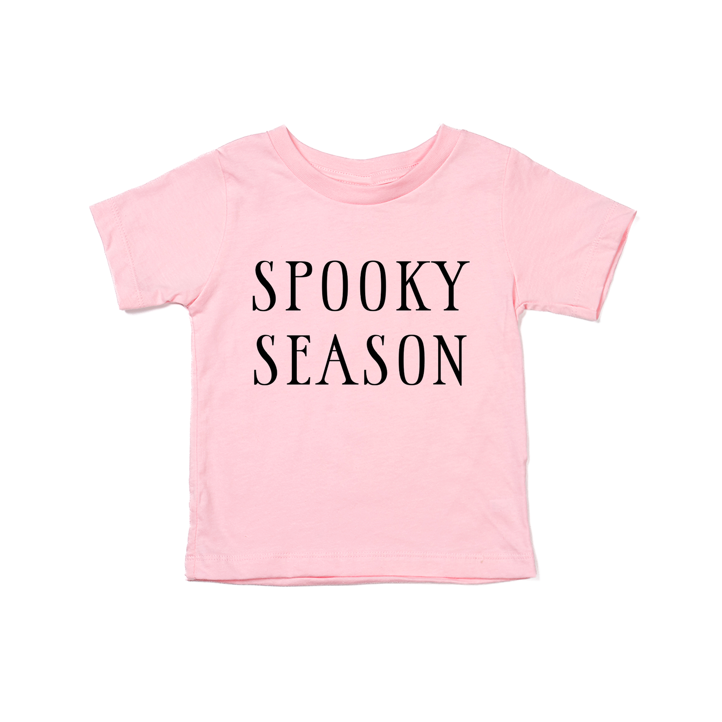 Spooky Season (Black) - Kids Tee (Pink)