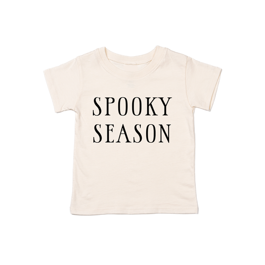 Spooky Season (Black) - Kids Tee (Natural)