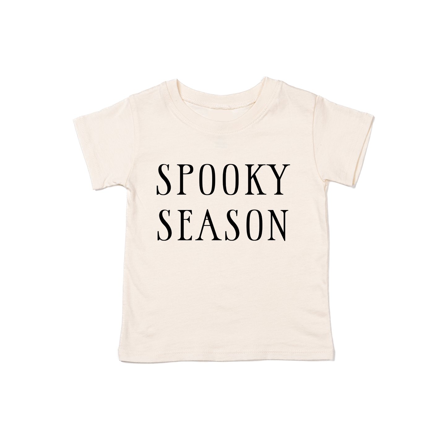 Spooky Season (Black) - Kids Tee (Natural)