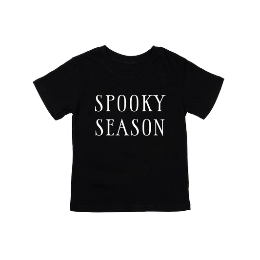 Spooky Season (White) - Kids Tee (Black)