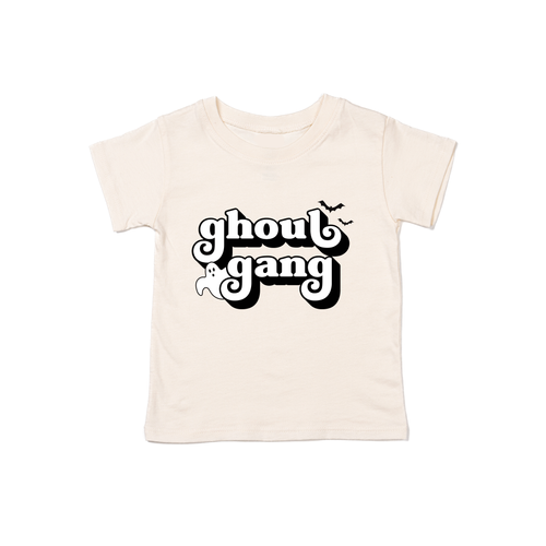 Ghoul Gang (Black) - Kids Tee (Natural)