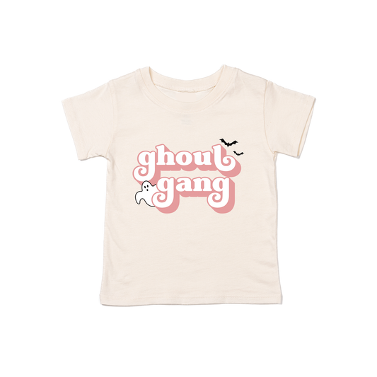 Ghoul Gang (Pink) - Kids Tee (Natural)