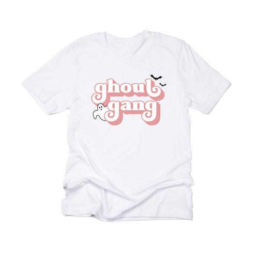 Ghoul Gang (Pink) - Tee (White)
