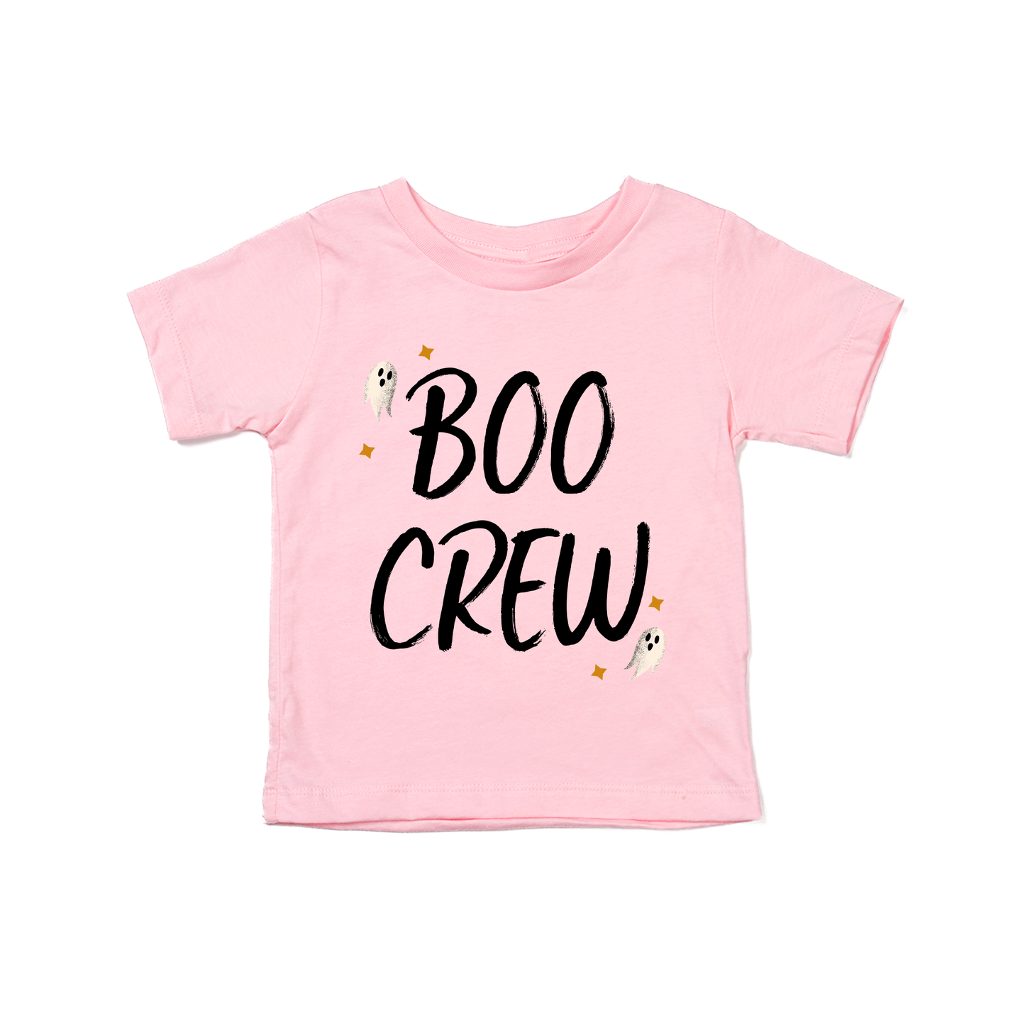 BOO CREW (Black) - Kids Tee (Pink)