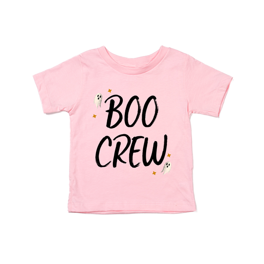 BOO CREW (Black) - Kids Tee (Pink)