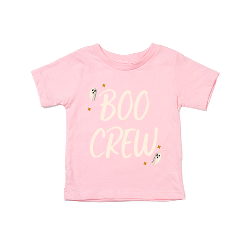 BOO CREW (Off White) - Kids Tee (Pink)