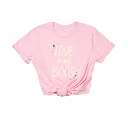 LOVE to my BOOS (Off White) - Tee (Pink)
