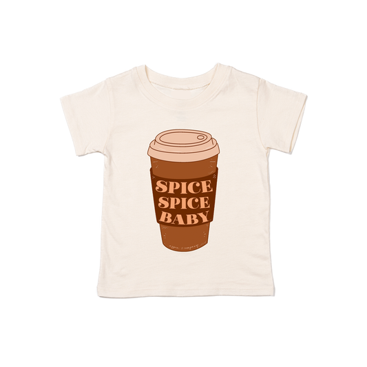 Spice Spice Baby (Across Front) - Kids Tee (Natural)