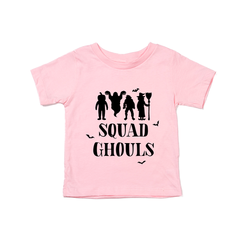 Squad Ghouls (Black) - Kids Tee (Pink)