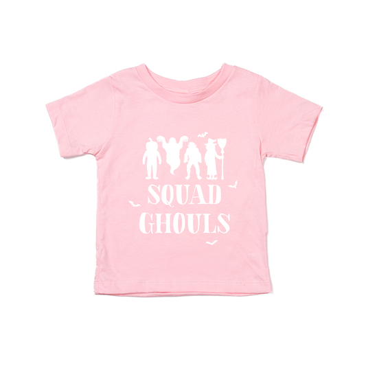 Squad Ghouls (White) - Kids Tee (Pink)