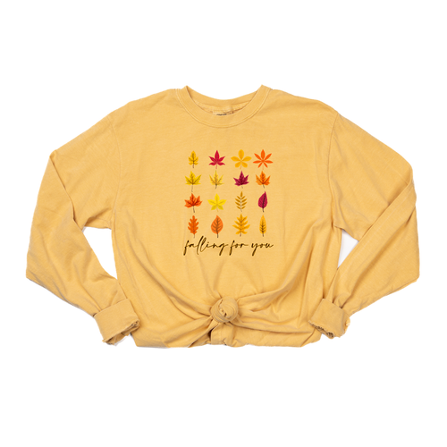 Falling for You - Tee (Vintage Mustard, Long Sleeve)