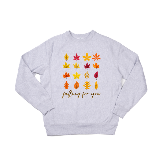 Falling for You - Heavyweight Sweatshirt (Heather Gray)