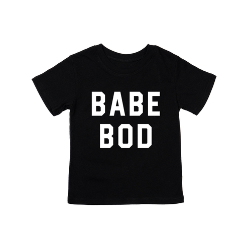 Babe Bod (White) - Kids Tee (Black)