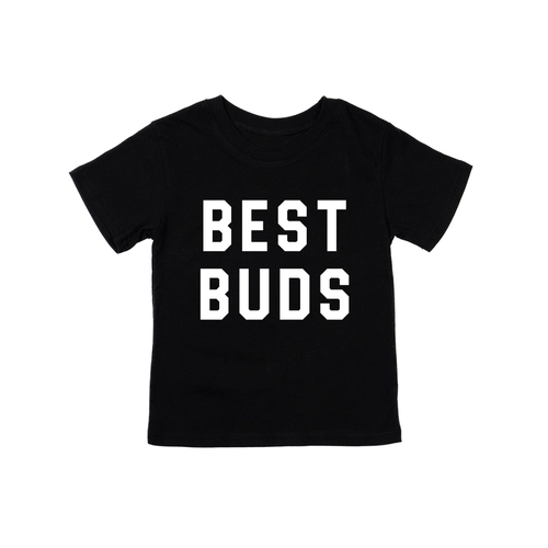Best Buds (White) - Kids Tee (Black)