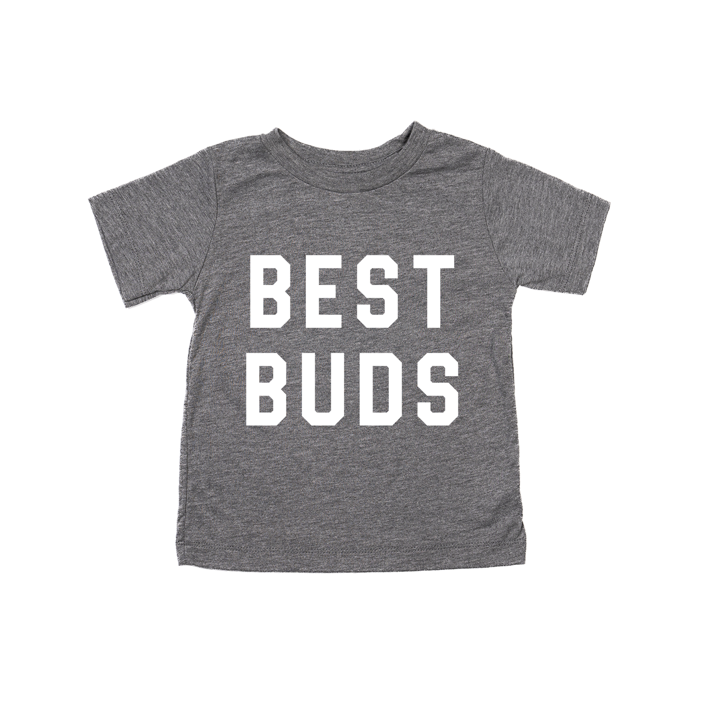 Best Buds (White) - Kids Tee (Gray)